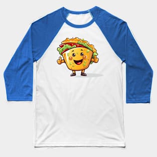 kawaii Taco cehees T-Shirt cute potatofood funny Baseball T-Shirt